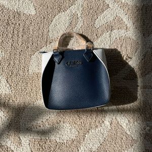 Guess handbags women color white blue tan for this summer parties